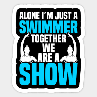 Synchronized Swimming Swimmer Sticker